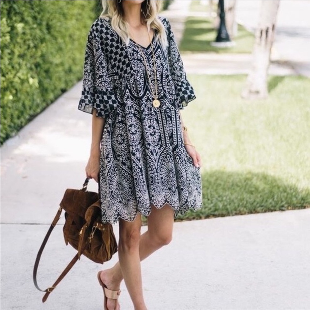 Anthropologie Akemi + Kin Brooke Eyelet Dress 4
